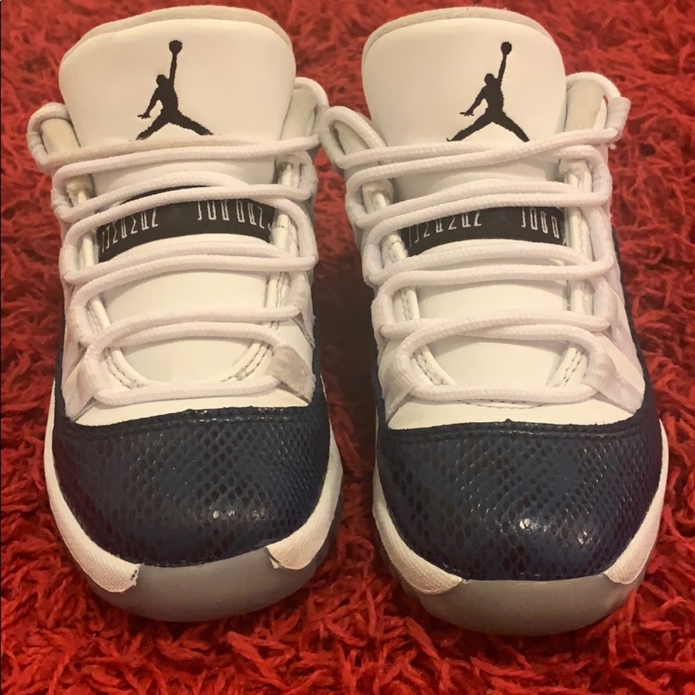 Boys snakeskin Jordan’s